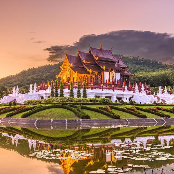 Chiang Mai, Thailand at Royal Flora Ratchaphruek Park.